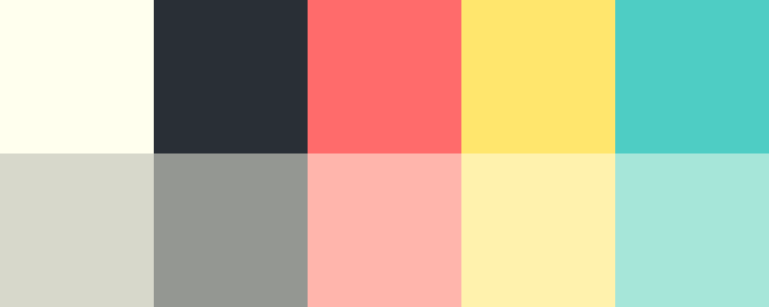 the pinniped.page’s colour palette