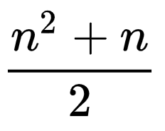 the triangular number formula